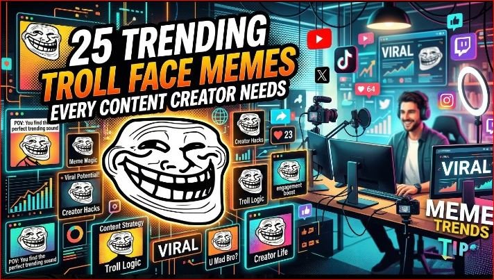 25 Trending Troll Face Memes Every Content Creator Needs