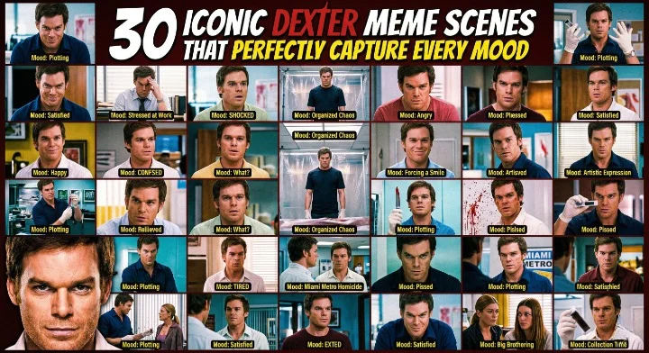 30 Iconic Dexter Meme Scenes That Perfectly Capture Every Mood