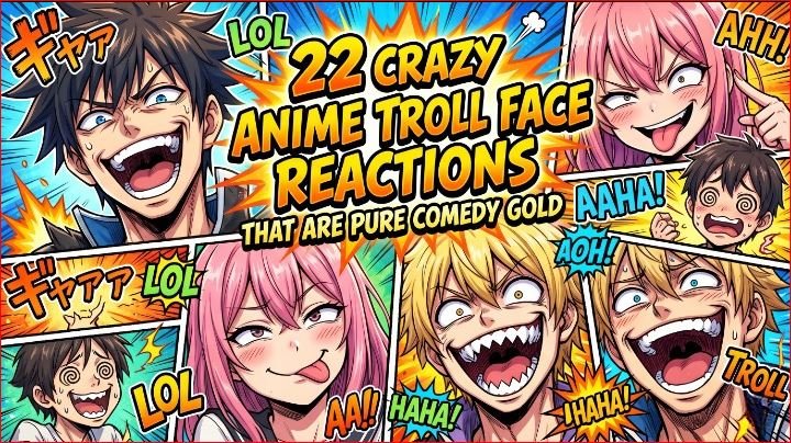 22 Crazy Anime Troll Face Reactions That Are Pure Comedy Gold
