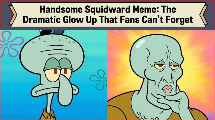 Handsome Squidward Meme: The Dramatic Glow Up That Fans Can’t Forget