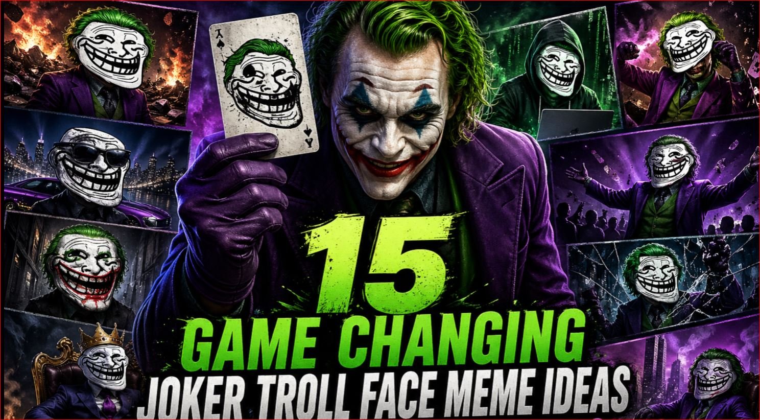 15 Game Changing Joker Troll Face Meme Ideas for Content Creators