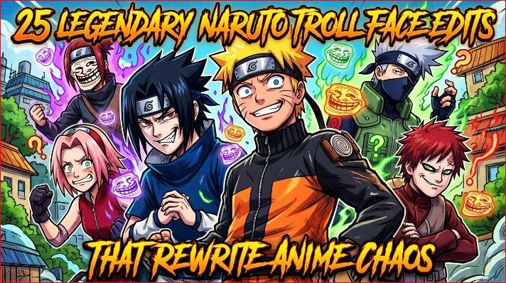 25 Legendary Naruto Troll Face Edits That Rewrite Anime Chaos