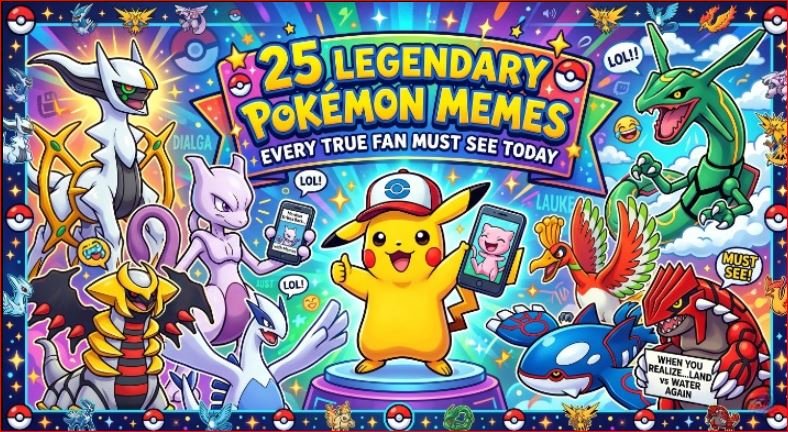 25 Legendary Pokemon Memes Every True Fan Must See Today
