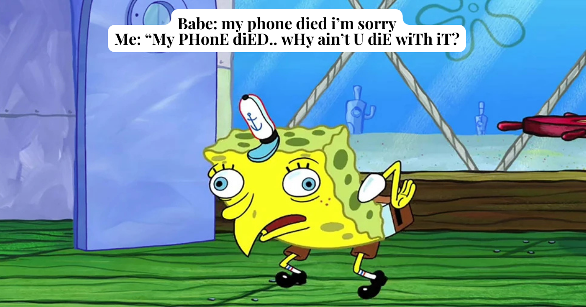 SpongeBob Mocking Meme