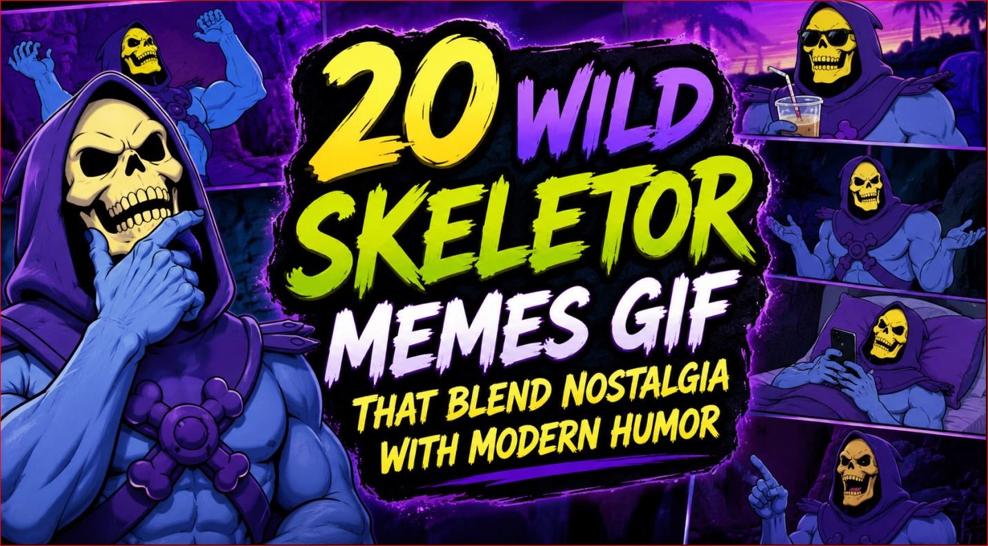 20 Wild Skeletor Memes GIF That Blend Nostalgia With Modern Humor