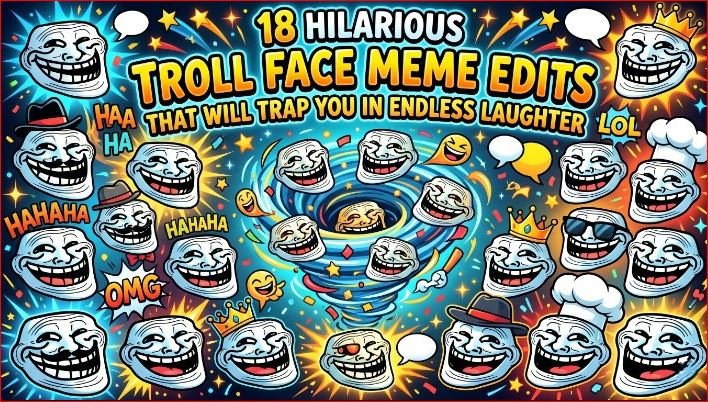 18 Hilarious Troll Face Meme Edits That Will Trap You in Endless Laughter