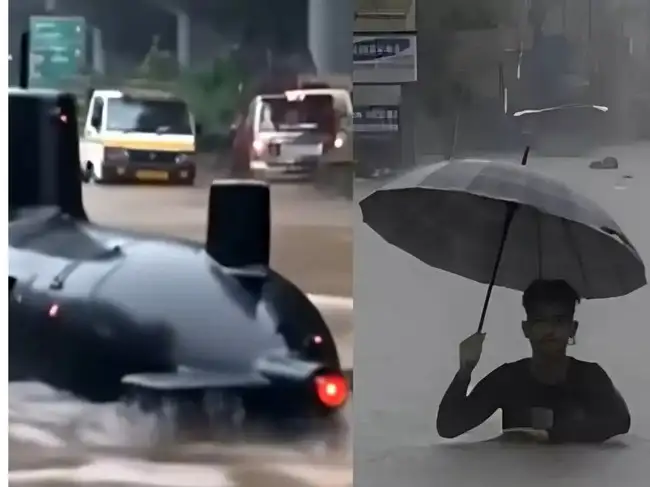 From Car to Submarine: Mumbai Rain Memes Take Internet by Storm as City Drowns for Fourth Day