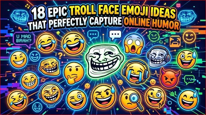 18 Epic Troll Face Emoji IdeasThat Perfectly Capture Online Humor