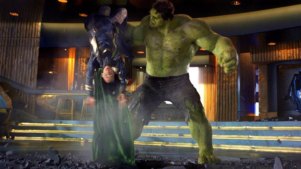 Hulk And Loki Meme Template