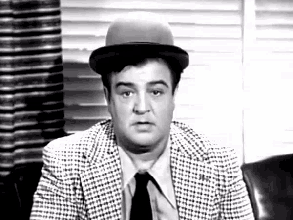 Abbott And Costello Worried GIF