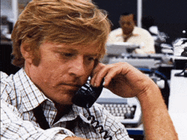 All The Presidents Men Robert Redford GIF