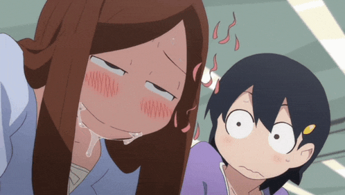 Anime Girl Drooling GIF