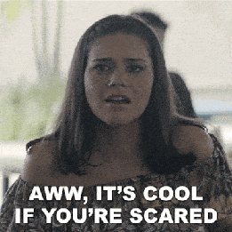 Aww It'S Cool If You'Re Scared Debra Morgan GIF