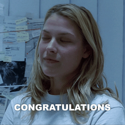 Congratulations Clear Rivers GIF