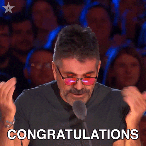 Congratulations Simon Cowell GIF