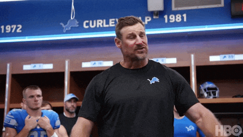 Dan Campbell Lions Football GIF