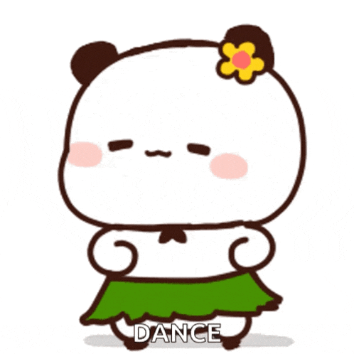 Dancing Peach Goma And Peach GIF
