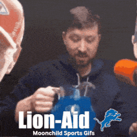 Detroit Lions Lion Aid GIF