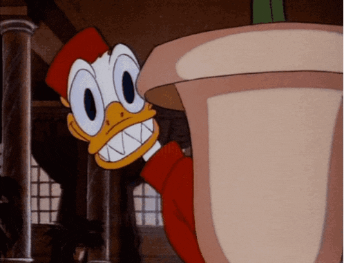 Donald Duck Evil Laugh GIF