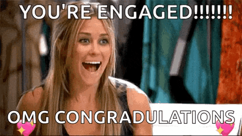 Engaged Congratulations GIF
