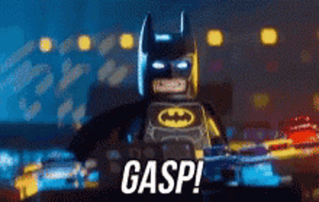 Gasp Batman GIF