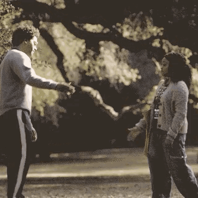 Handshake Farewell GIF