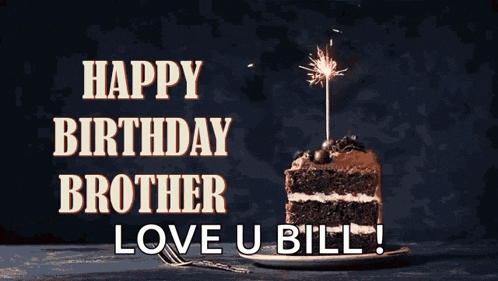 Happy Birthday Brother GIF