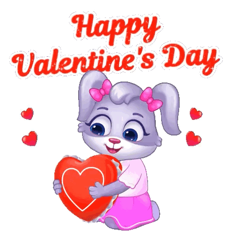 Happy Valentines Day Happy Hearts Day GIF
