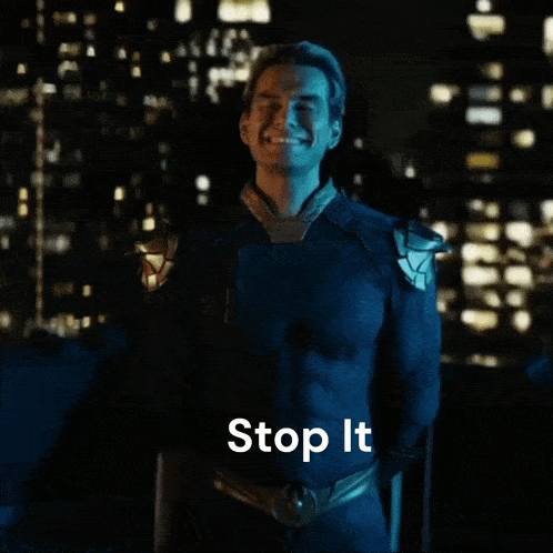 Homelander Stop It GIF