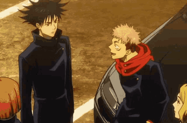 Itadori Yuji Megumi Fushiguro GIF