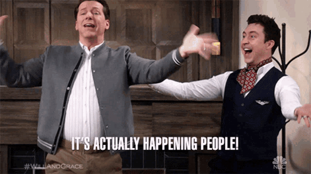 It's Actually Happening People Jack Mcfarland GIF