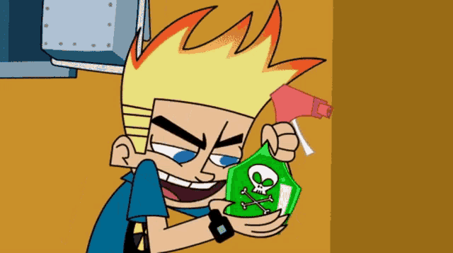 Johnny Test Evil Laugh GIF