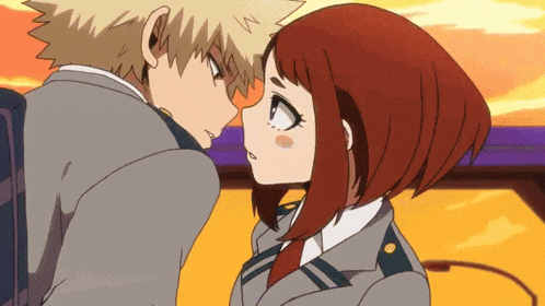 Kacchako Kiss GIF