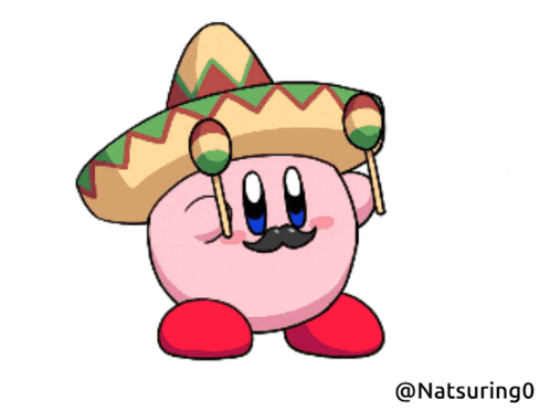Kirby Sombrero GIF