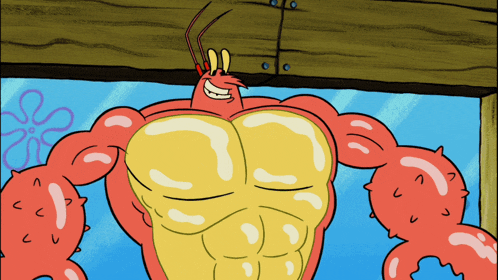 Larry The Lobster Pecs GIF