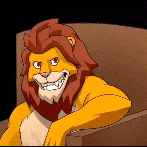 Lazy Lion GIF