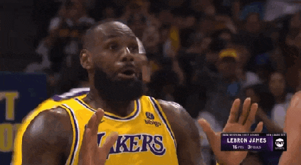 Lebron James Scared GIF