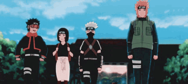 Minato Namikaze Rin Nohara GIF