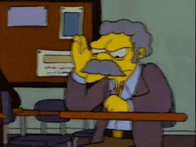 Moe The Simpsons GIF