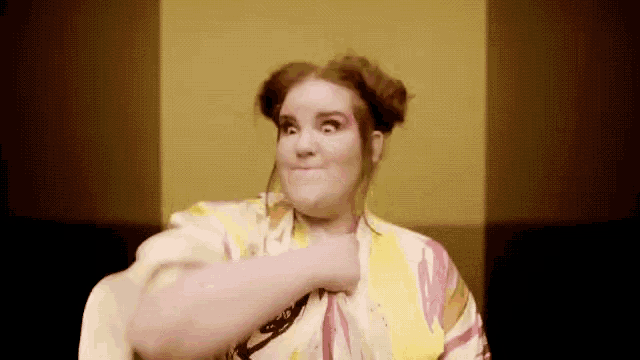 Netta Make Face GIF