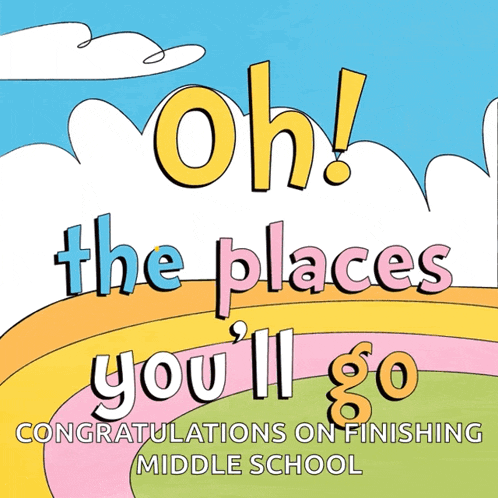 Oh The Places You'll Go Dr Seuss GIF