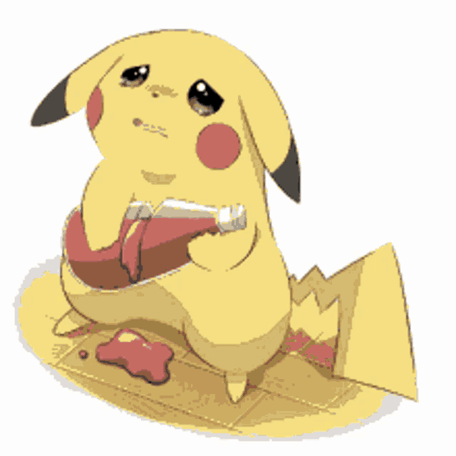 Sad Pikachu GIF