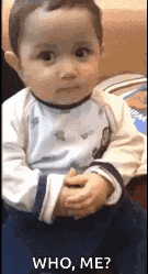 Silent Kid Nervous Baby GIF