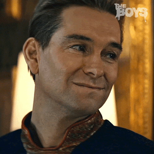 Smiles Homelander GIF