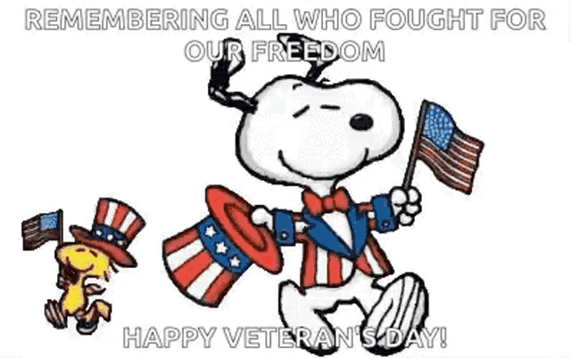 Snoopy Patriotic GIF