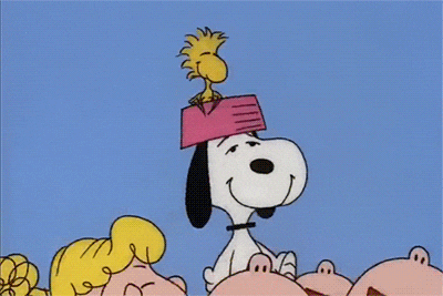 Snoopy Woodstock GIF