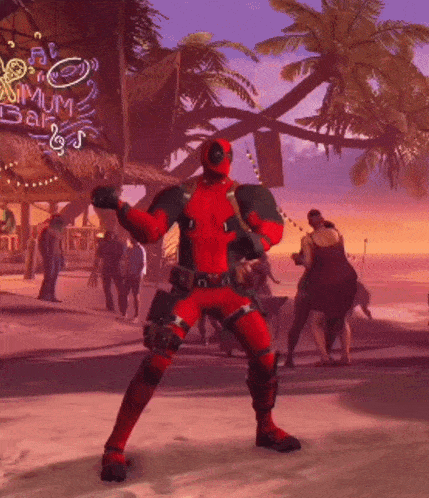 Street Fighter 6 Deadpool GIF