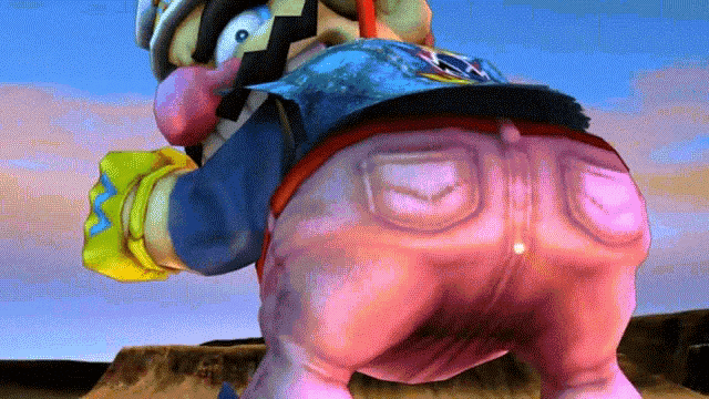 Super Smash Bros Brawl Wario Gif