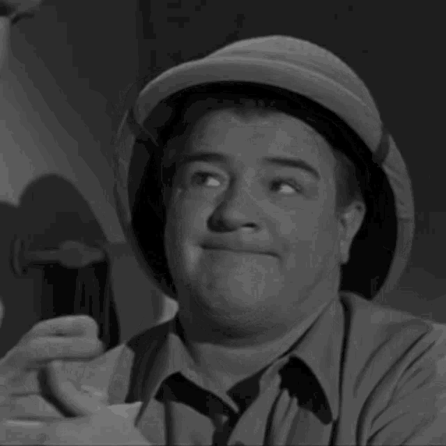 Surprised Lou Costello GIF