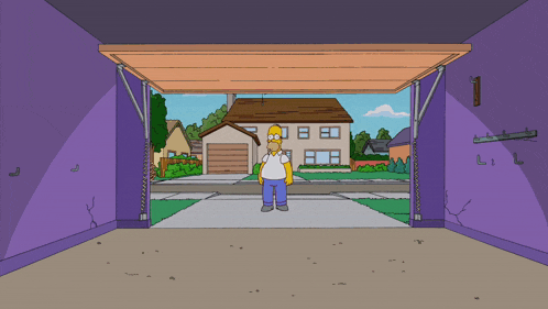 The Simpsons Tumbleweed GIF